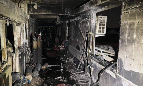 Incendiu într-un spital COVID-19 din Bagdad, Irak