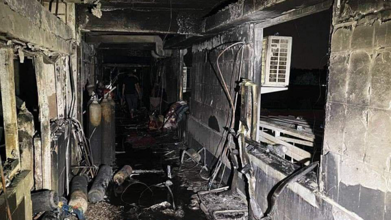 Incendiu într-un spital COVID-19 din Bagdad, Irak
