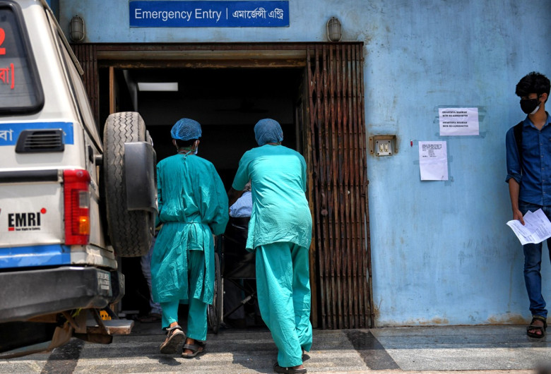 Spital de Covid în India