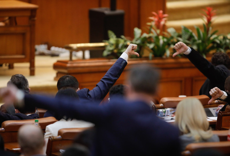 Vot în Parlament, plen, ședință comună a Senat - Camera Deputaților
