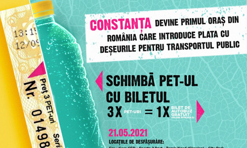 Campanie cu PET-uri la Constanța