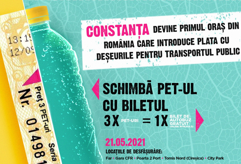Campanie cu PET-uri la Constanța