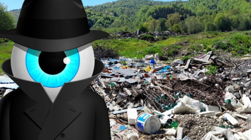 Primăria Soveja premiază fotografii cu cei care aruncă deșeuri gunoaie