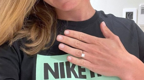 Simona Halep cu inel de logodnă