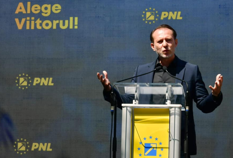 Florin Cîțu cu sigla PNL