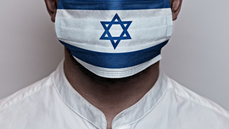 Mască anti-COVID-19, coronavirus în Israel, evrei cu SARS-CoV-2