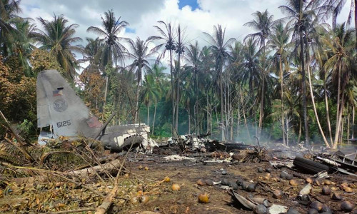 Avion militar prăbușit în Filipine