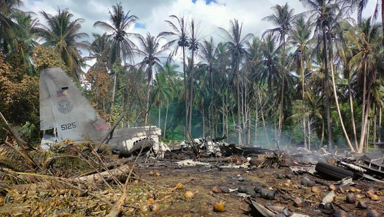 Avion militar prăbușit în Filipine