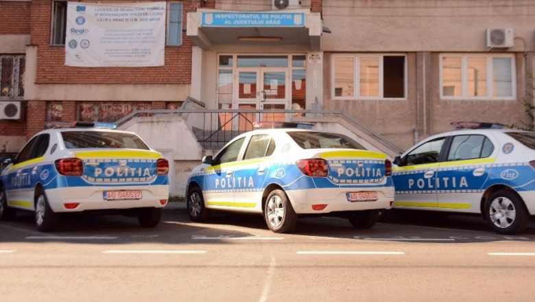 Inspectoratul de Poliție Arad, polițiști, mașini de Poliție, IPJ
