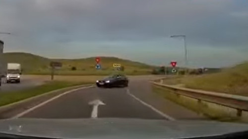 Șofer pe contrasens