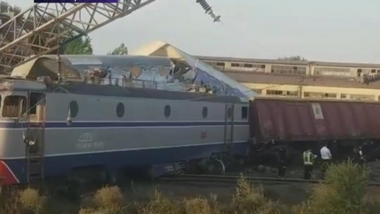 Accident feroviar la Fetești