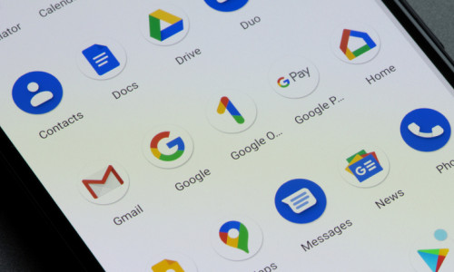 Aplicații Google pentru smartphone cu Android, YouTube, Gmail, Maps, Google Home, telefon mobil