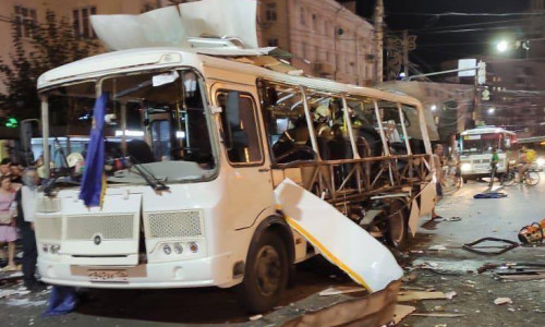 Autobuz explozie în Rusia