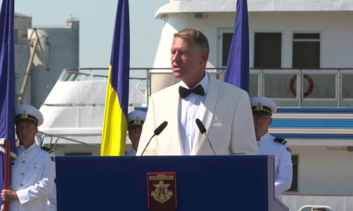 Klaus Iohannis la Ziua Marinei Române