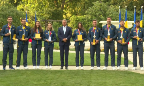 Klaus Iohannis premiază olimpicii români de la Tokyo 2020