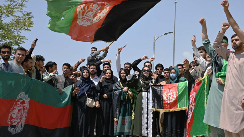 protest afganistan