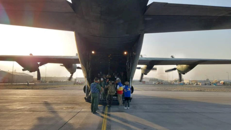 Avion militar de evacuare a românilor din Afganistan, Kabul