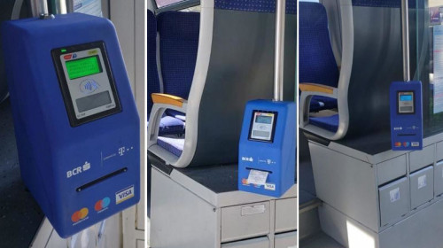 Aparate de plătit călătorii contactless la trenurile CFR