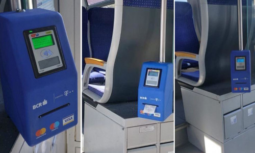 Aparate de plătit călătorii contactless la trenurile CFR