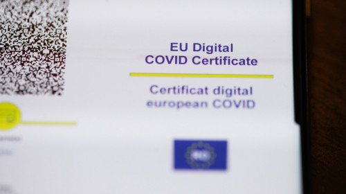 Certificatul verde digital de COVID-19, coronavirus, green pass