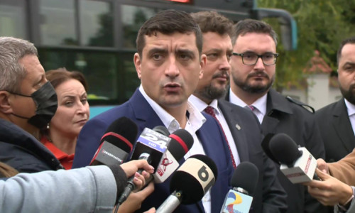 George Simion și Claudiu Târziu la Cotroceni