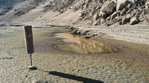 lacul oroville din california a secat din cauza secetei