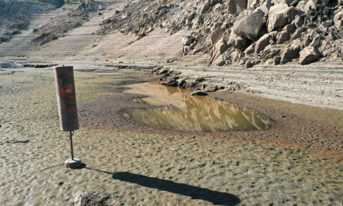 lacul oroville din california a secat din cauza secetei