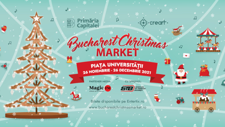 Bucharest Christmas Market 2021 - vizual landscape