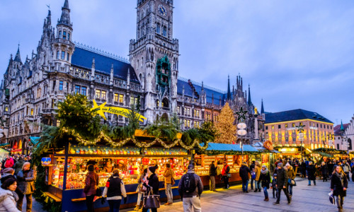 Chistkindlmarkt, târgul de Crăciun din Munchen, Germania