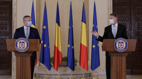 Nicolae Ciucă și Klaus Iohannis