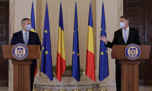 Nicolae Ciucă și Klaus Iohannis