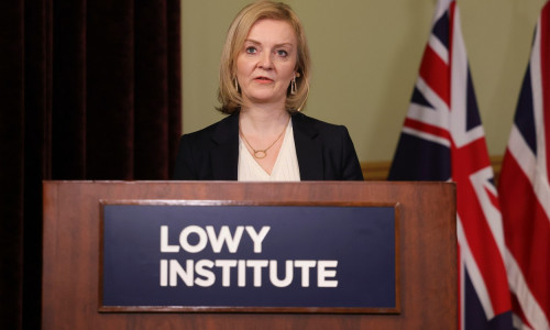 Foreign Secretary Liz Truss visits Australia Day 2