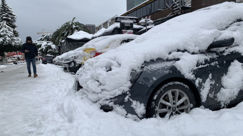 Heavy sSnowfall In Istanbul