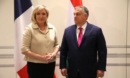 Madrid: Marine Le Pen and Viktor Orban breakfast