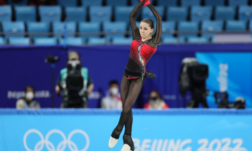 (BEIJING2022)CHINA BEIJING OLYMPIC WINTER GAMES FIGURE SKATING TEAM EVENT WOMEN'S SINGLE SKATING FREE SKATING (CN)