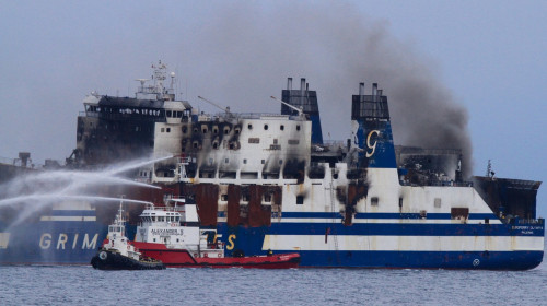 Ferry Fire, Greece