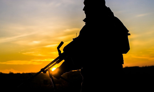 Ukraine Soldiers on the Eastern Frontline, Donetsk region, Ukraine - 23 Feb 2022