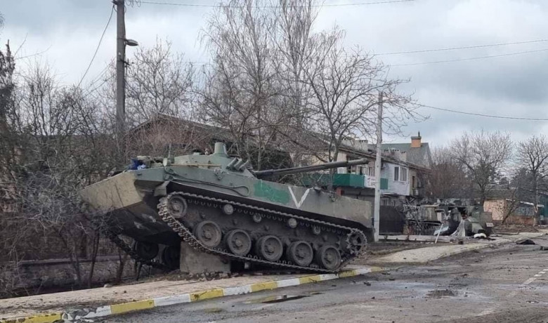 tanc rusesc distrus in ucraina - profimedia