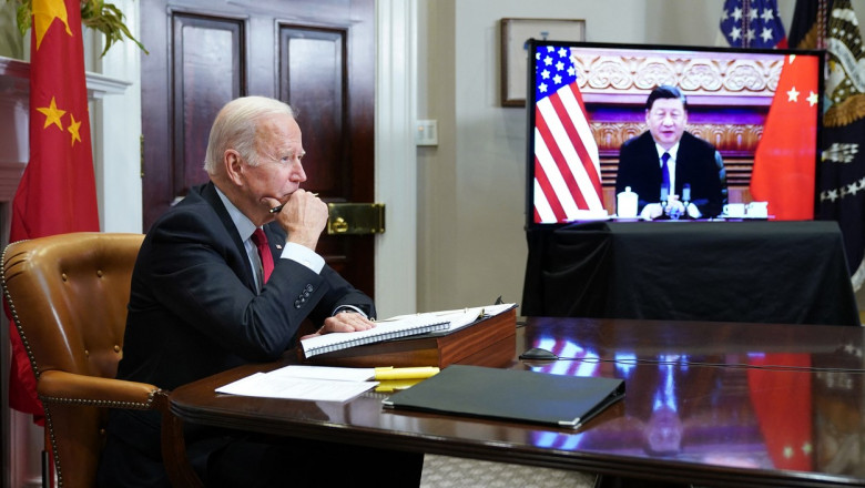 joe biden videoconferinta xi jinping profimedia-0671489196