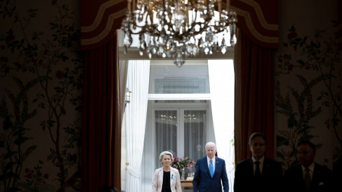 Joe Biden și Ursula von der Leyen. Foto: Profimedia Images