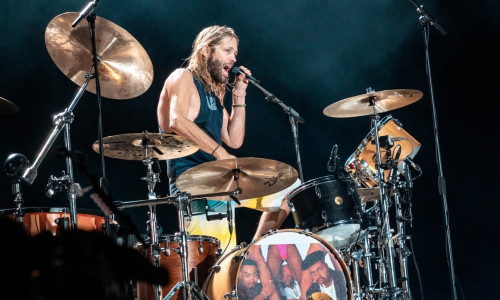 Taylor Hawkins of Foo Fighters performing at RDS Arena, Dublin 21st August 2019
