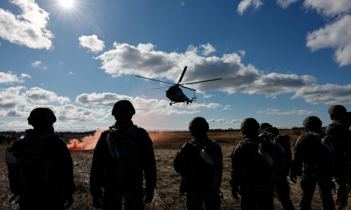 Russian Army marine infantry holds drills in Kaliningrad Region