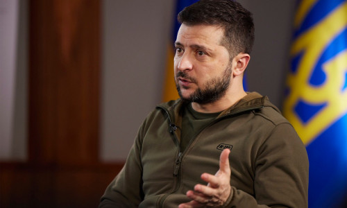 Ukrainian President Zelenskyy Interviewed by BBC