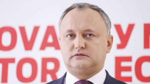 REPUBLICA MOLDOVA - ALEGERI PREZIDENTIALE - IGOR DODON