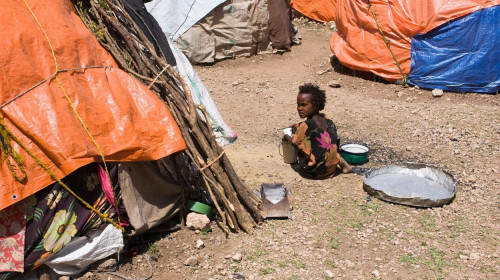 Life in a Somali refugee camp in Somali Region, Ethiopia, Africa.