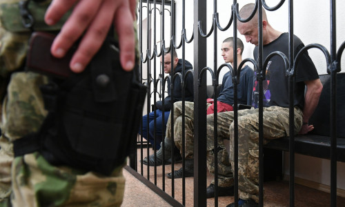 DPR Russia Ukraine Military Operation Captured Soldiers Trial