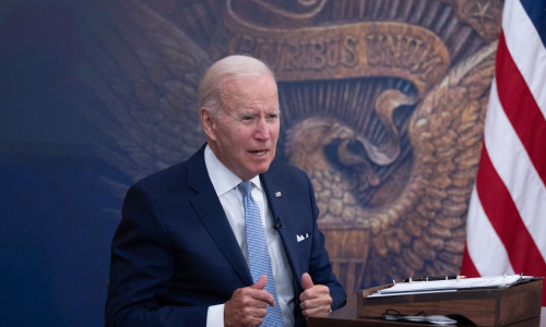 President Joe Biden makes remarks on the economy and meets with CEOs - 28 Jul 2022