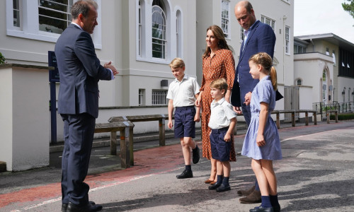 Royals first day at Lambrook School, Ascot, UK - 07 Sep 2022