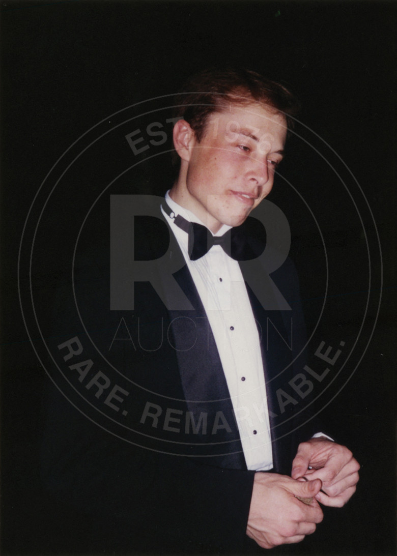 Elon Musks college girlfriend auctioning off photos of the billionaire as a fresh-faced student along with birthday card and necklace gift