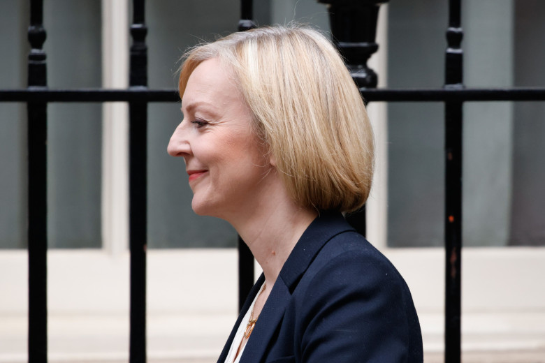 Liz Truss Leaves 10 Downing Street For Prime Minister's Questions, London, United Kingdom - 19 Oct 2022